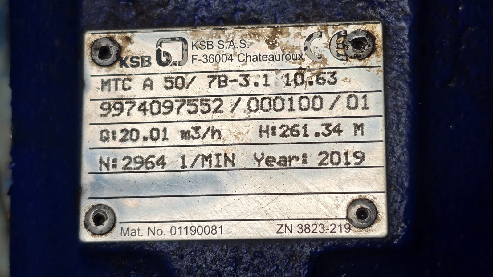 KSB MTC A 507B-3.1 10.63